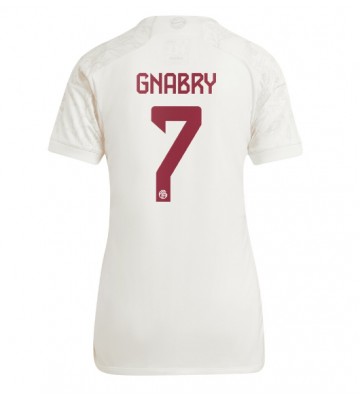 Lacne Ženy Futbalové dres Bayern Munich Serge Gnabry #7 2023-24 Krátky Rukáv - Tretina
